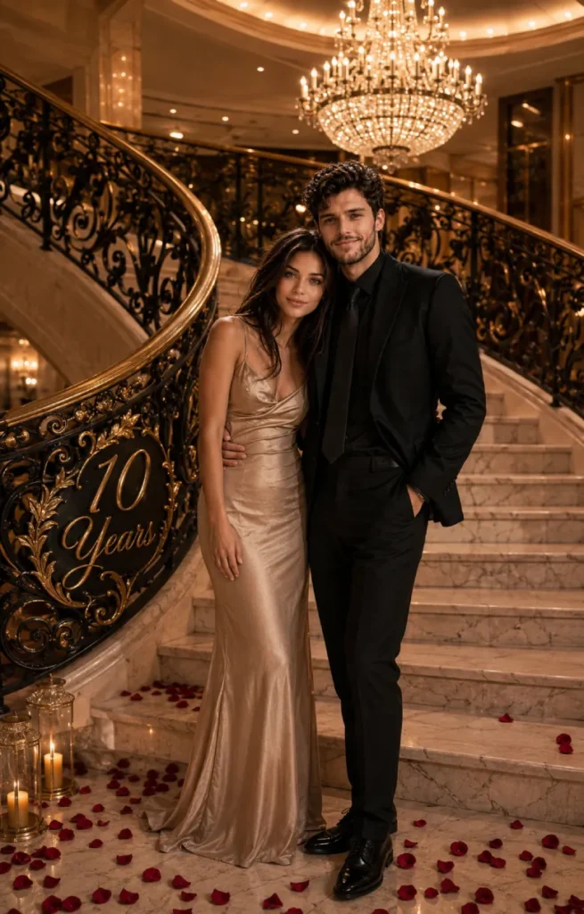 Grand Hotel Staircase Prompt