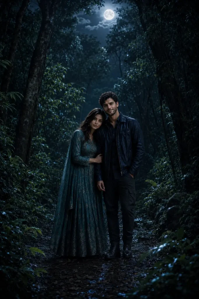 Moonlight in the Forest