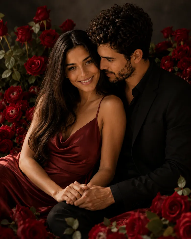 Studio Roses Portrait