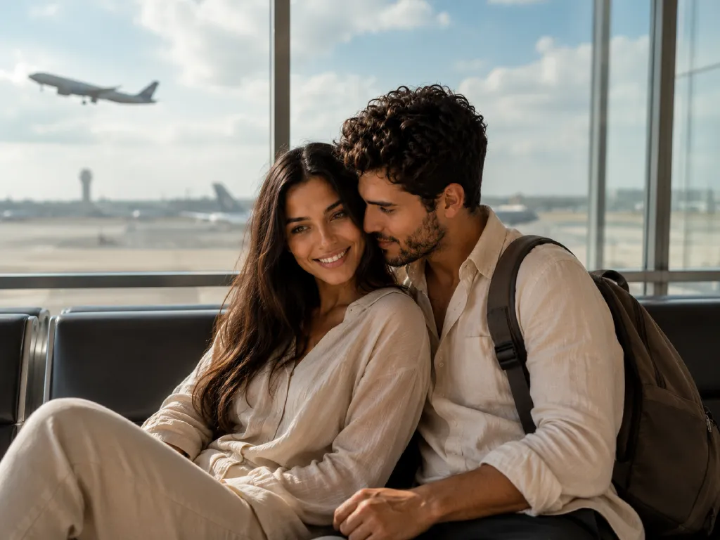 Window Seat Watching Planes